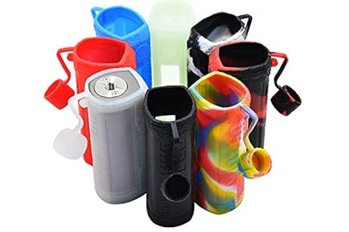 voopoo drag x silicone case 24kmagic Silicone case/Skin/Cover/Accessories for voopoo Drag x Plus,Food  Grade Silicone and Excellent Grip Feel.(CASE ONLY) (Black) in Dubai - UAE