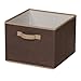 Household Essentials Storage Bin with Handles, Coffee Linen