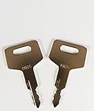 Pair (2 keys) Keyman Takeuchi Equipment Key-Ignition key for Gehl, Hitachi, Mustang, New Holland, Takeuchi, Part Number H806