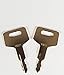 Pair (2 keys) Keyman Takeuchi Equipment Key-Ignition key for Gehl, Hitachi, Mustang, New Holland, Takeuchi, Part Number H806