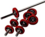 IROTEC(アイロテック) ラバー バーベル ダンベル 30KG セット