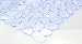 Surpahs Pebble Vinyl Non-Slip Bath and Shower Mat 2 Pcs Combo (Clear)