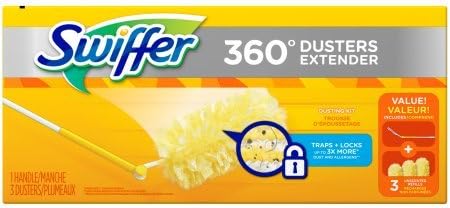 Swiffer 360° Dusters Extendable Handle 4 pc Starter Kit