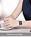 ANCOOL Compatible with Apple Watch Series 5 Band 44mm for Men Women Stainless Steel Link Band Replacement for Apple Watch Series 5/4/3/2/1 (44mm, Silver)