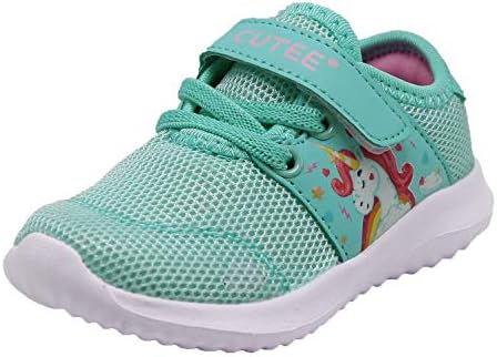 Cutee Girls Toddler/Little Kid/Big Kid 3945 Unicorn Running Casual Mesh Sneakers
