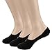 Mocofo Mens 3 Pairs No Show Cotton Socks Non Slip