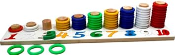 Little Genius Number Ring Abacus, Multi Color