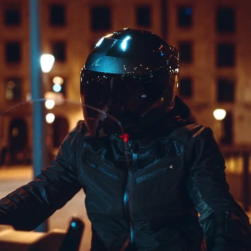 , Jet Motorradhelm SKWAL I3 JET LIGHT-BLUR Black Green White KGW, L