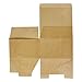 LaRibbons 20Pcs Recycled Gift Boxes - 5 x 5 x 5 inches Brown Paper Box Kraft Cardboard Boxes with Stickers Cotton String, Perfect for Party, Wedding, Gift Wrap