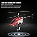 Rainbrace Toy Remote Control Helicopter for Kids Adults, 3.5 Channel RC Helicopter with Altitude Hold and Gyro Stabilizer, Sturdy Alloy Mini Helicopter Toys Kids Boys Red