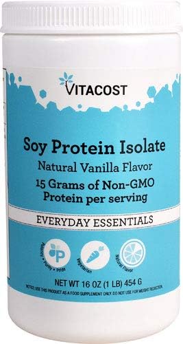 Vitacost Soy Protein Powder Chocolate -- 1 lb (454 g)