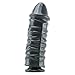 Doc Johnson American Bombshell - Bunker Buster - Dildo or Butt Plug with Suction Cup - Gunmetal Grey
