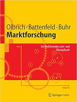 Marktforschung Ein Einfuhrendes Lehr Und Ubungsbuch Olbrich Rainer Battenfeld Dirk Buhr Amazon De Bucher