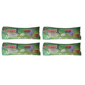 Jupiter Shakti Sanitary Napkins (XL 240 MM 6 Pads in 1 Pack) (Pack Of 4)