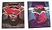 DC Comics Batman v Superman Set of 2 Poly Folders ~ Dawn of Justice (Batman Masked by Superman and Vice Versa; Two Pocket Folders with Prongs)