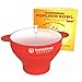 PopUp Silicone Popcorn Popper - Collapsible Silicone Popcorn Popping Bowl with Handles - Family Friendly BPA-Free Microwave Popcorn Maker