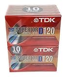 TDK D120 Dynamic Audio Cassette Tapes