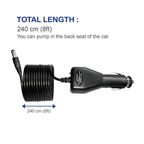 image for Maymom 9 Volt Car Charger for Medela Pump in Style Advanced Breast Pum