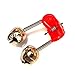 Aoyoho 30Pcs Fishing Rod Alarm Dual Alert Bells Fishing Bells Ring Bite Alarm Fishing Accessory on Fishing Rod Green and Red