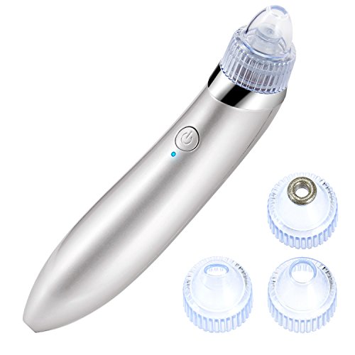 Vikeepro Blackhead Removal Electronic Facial Pore Cleaner Acne Remover Utilizes Pore Vacuum Extracti