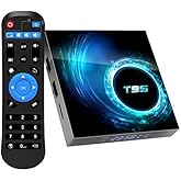 Android TV Box 10.0, 4GB RAM 64GB ROM Allwinner H616 Quad-Core Android Box with 2.4G/5G Dual WiFi 10/100M Ethernet, Support H