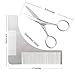 Beard Shaping Tool and Scissors Kit, Beard Shaper and Styling Template Comb by BeardShaper