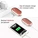 KEROLFFU Rechargeable Hand Warmer 5200mAH Electronic Portable Heating USB Backup Power Back Battery for Samsung iPhone