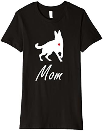 Womens German Shepherd Dog Mother Mom T-shirt Small Black