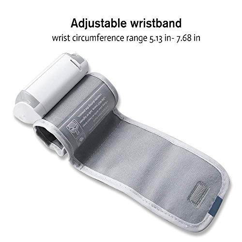 Blood Pressure Monitor Cuff Wrist Digital BP Monitor Clinically Accurate & Fast Reading with Large LCD Display - FDA Approved Essential for Home Care (Blue)