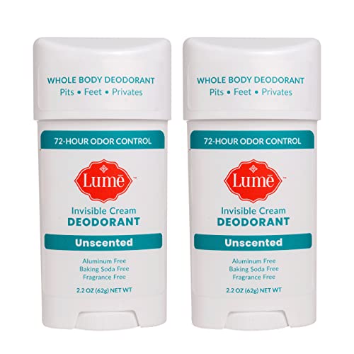 Lume Deodorant Cream Stick Underarms And Private Parts Aluminum