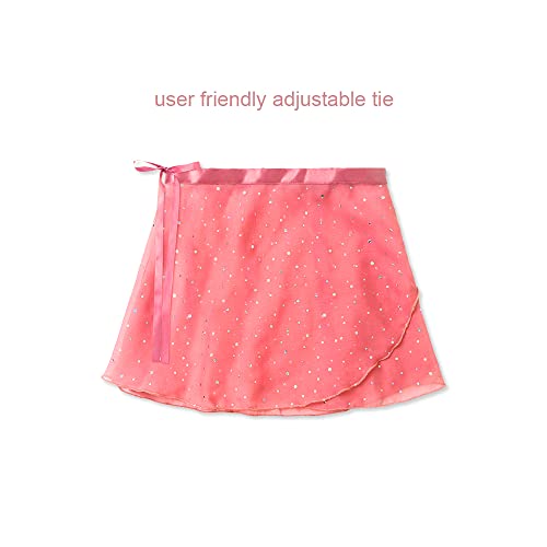 EQSJIU Hot Pink Ballet Leotards For Toddler Girls Toddlers Skirted