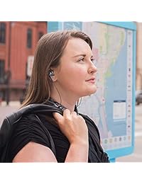 Koss BT115i   Micrófono inalámbrico Bluetooth in ear y mando a distancia, color negro y gris, batería de 6 horas de duración, ligero, resistente al sudor