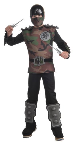 Child's Jungle Camo Ninja Costume
