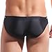 DESMIIT Men's Swimwear Swim Boxer Briefs Swimming Trunks,US Medium/ Asian XL, Black