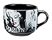 Vandor Marilyn Monroe 20 Ounce Ceramic Soup Mug, Black/White