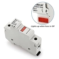 Baomain Cylindrical Fuse Holder RT18-32(X) 10mm X