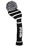 PING AM Knit Headcover 2017 Driver Black/White