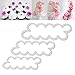 Honmofun Rose Cookie Fondant Molds Sugarcraft Cutters Edible Flowers Cake Decorations Mold Springerle Cookie Bowl Mold Cookie Molds Baking Silicone 3D Rose Flower Shortbread Cookie Mold