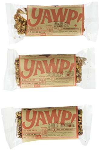 Yawp Bar Sampler- Cafe Mocha, Naked and Coconut Chai (3 Bars)