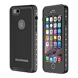 OUNNE iPhone 6/6s Waterproof Case, IP68 Certified with Touch ID Underwater Full Body Cover SandProof Shockproof Snowproof for iPhone 6/6s (Black)