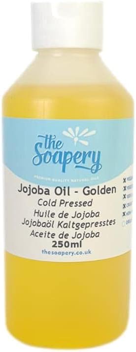 The Soapery Jojoba Oil Golden 250ml 100% Pure Unrefined