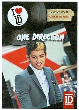 Zayne Malik trading card (One Direction 1D) 2013 Panini Take Me Home #8 Refractor
