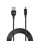 3DS charger cable,Exlene 3DS usb charger cable [Play while charging ] For Nintendo 3DS, New 3DS XL, 2DS, 2DS XL LL, DSi, DSi XL (1.2M/4ft, black)
