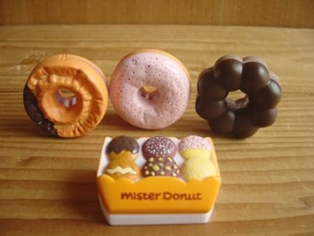 Amazon ミスタードーナツ ミスド クリップ 人気4種 ダブルショコラ全4種 1 チョコファション 2 ポン デ ダブルシ カプセル玩具 おもちゃ