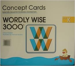 Wordly Wise 3000 Grade K Hodkinson 9780838828588 Amazon Com Books