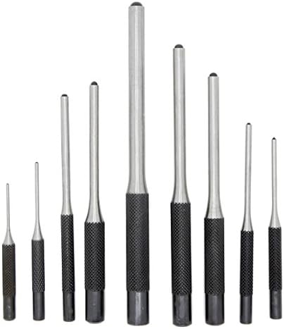 9 Piece Gunsmithing Roll Pin Punch Set for Gun Builder