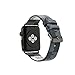 for Apple Watch Straps 42mm Fashion Leather iWatch Bands Sport Series 1 Series 2 Series 3 Strap for Women Men Color Metal Buckle with Black Adapters Stainless Steel (Blue 42mm)