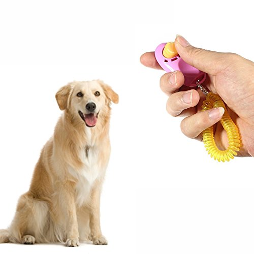 Pet Training Clicker with Wrist Strap 7 Pack Dog Training Clicker Set