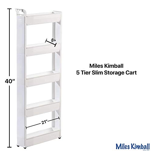 Slim Storage Cart 5 Tier Pricepulse