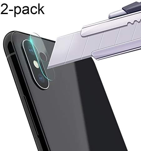 Screen Protector, Prevently New Creative 2X Back Rear Camera Lens Tempered Glass Screen Film Protector For iPhone XS/XS Max
